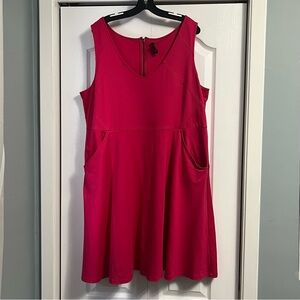 PENNINGTONS Michel Studio sleeveless pink fit and flare cocktail dress size 3X